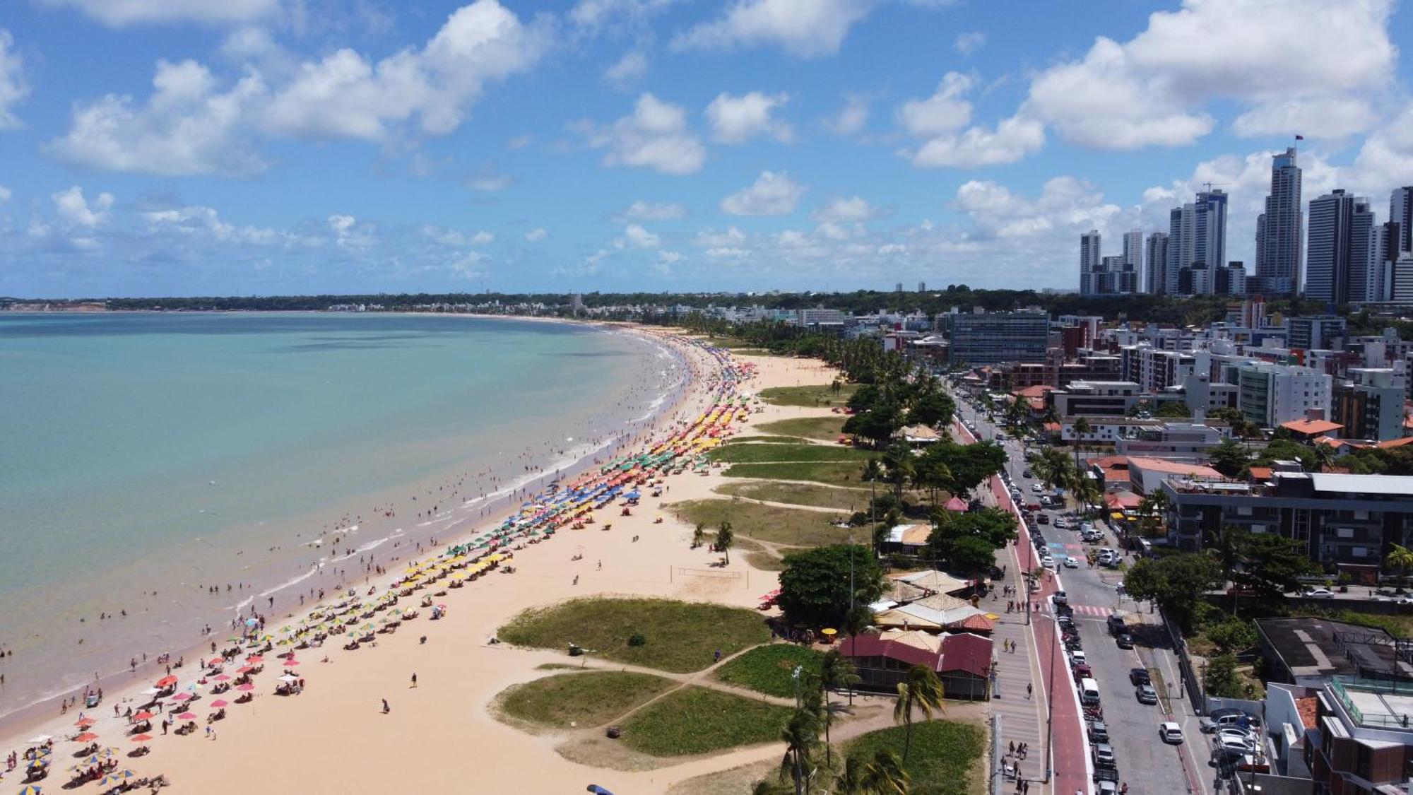 João PessoaFlat A Beira Mar Na Orla De Cabo Branco公寓 外观 照片