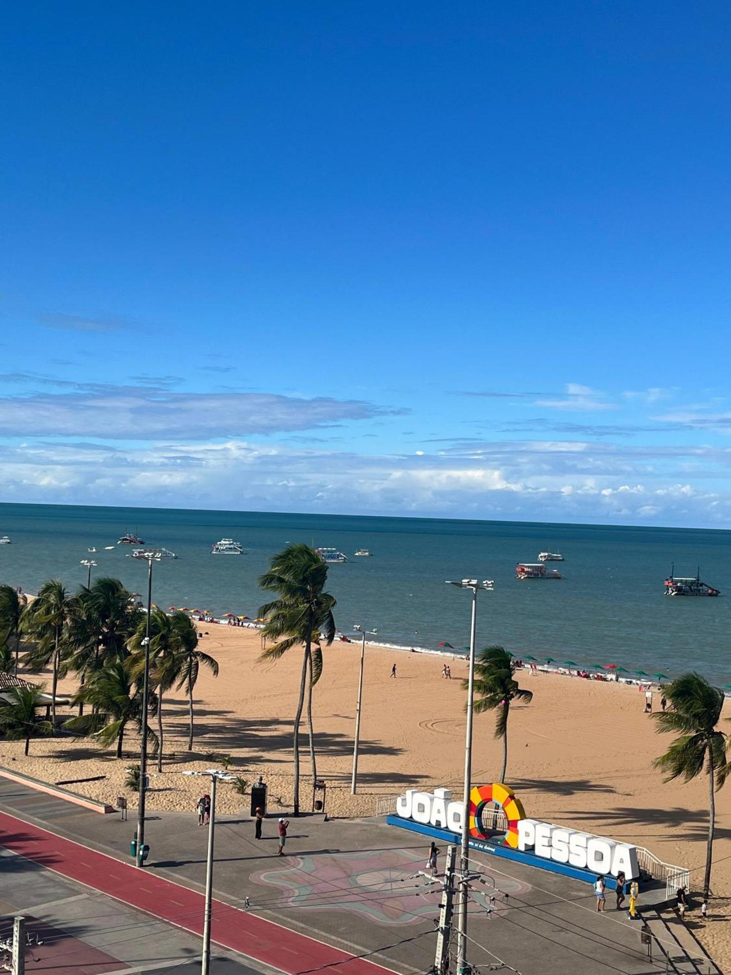João PessoaFlat A Beira Mar Na Orla De Cabo Branco公寓 外观 照片
